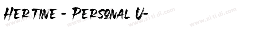 Hertine - Personal U字体转换